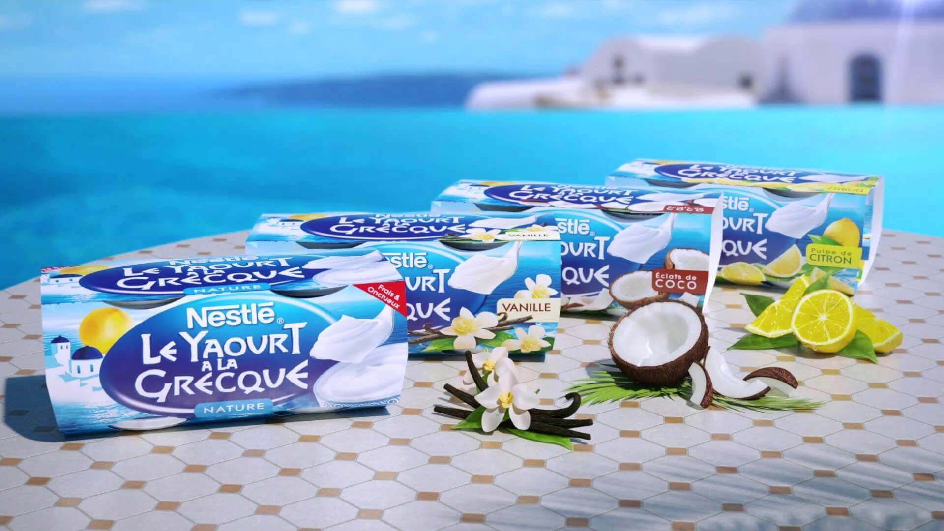 Yaos Yaourt grec mer bleu santorini