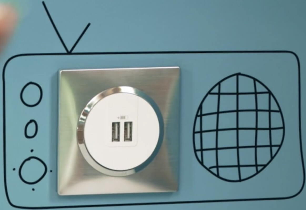 Prise électrique Dooxie par Legrand